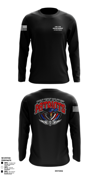 Long Sleeve Performance Shirt, C Co. 2-210 Aviation Regiment (Structures), , Teamtime, Team time, sublimation, custom sports apparel, team uniforms, spirit wear, spiritwear, sports uniforms, custom shirts, team store, custom team store, fundraiser sports, apparel fundraiser
