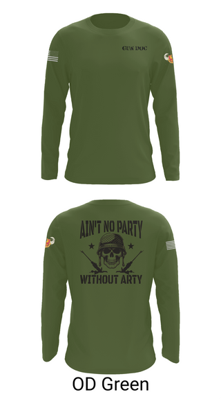 Long Sleeve Performance Shirt, 1-320th FA, Fox Battery, , Teamtime, Team time, sublimation, custom sports apparel, team uniforms, spirit wear, spiritwear, sports uniforms, custom shirts, team store, custom team store, fundraiser sports, apparel fundraiser