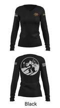 S6 1-32 IN 64050243 Women's Long Sleeve V-neck Shirt - 37