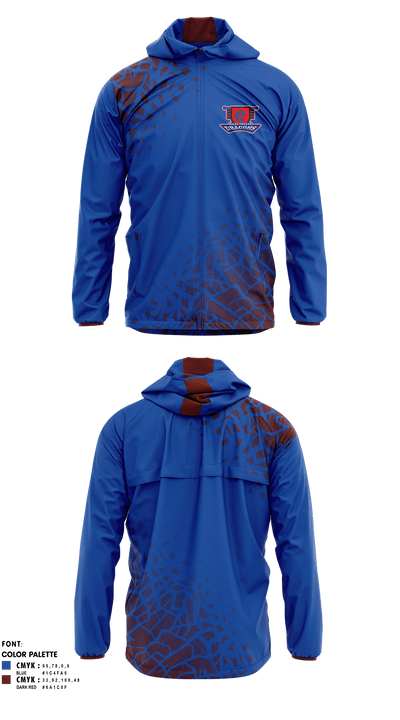 Niles Middle School Soccer 12212356 Windbreaker - 1