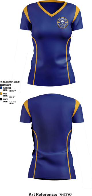 Women's Short Sleeve Vneck Shirt, Buffalo jr sabres, Ice Hockey, Teamtime, Team time, sublimation, custom sports apparel, team uniforms, spirit wear, spiritwear, sports uniforms, custom shirts, team store, custom team store, fundraiser sports, apparel fundraiser