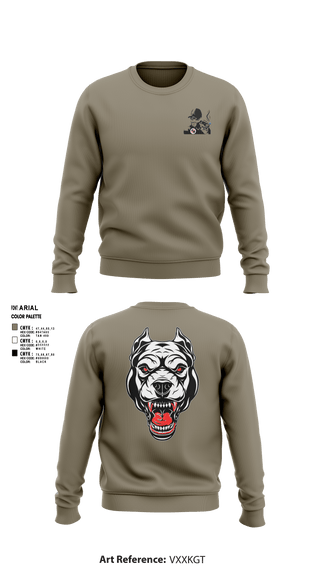 Crew Neck Sweatshirt, Oscar Golf Charlie Tango, Army, Teamtime, Team time, sublimation, custom sports apparel, team uniforms, spirit wear, spiritwear, sports uniforms, custom shirts, team store, custom team store, fundraiser sports, apparel fundraiser