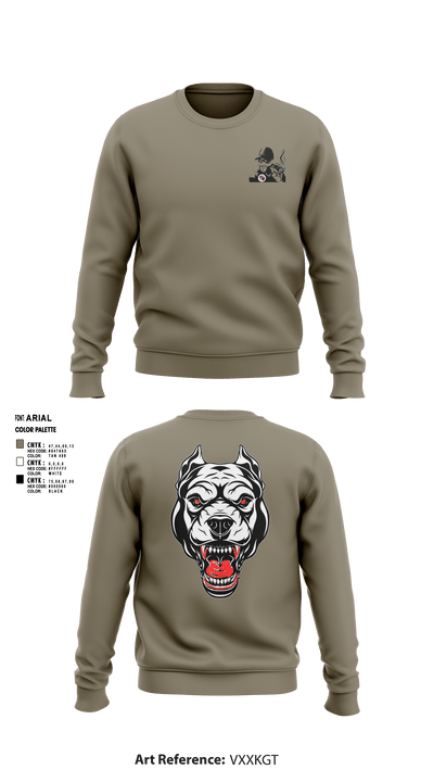 Oscar Golf Charlie Tango 89786758 Crew Neck Sweatshirt - 7
