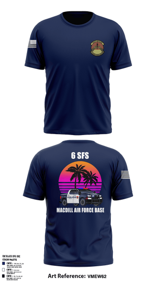 Short Sleeve Performance Shirt, 6th Security Forces Squadron, Air Force, Teamtime, Team time, sublimation, custom sports apparel, team uniforms, spirit wear, spiritwear, sports uniforms, custom shirts, team store, custom team store, fundraiser sports, apparel fundraiser