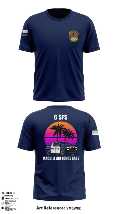6th Security Forces Squadron 79689853 Short Sleeve Performance Shirt - 5