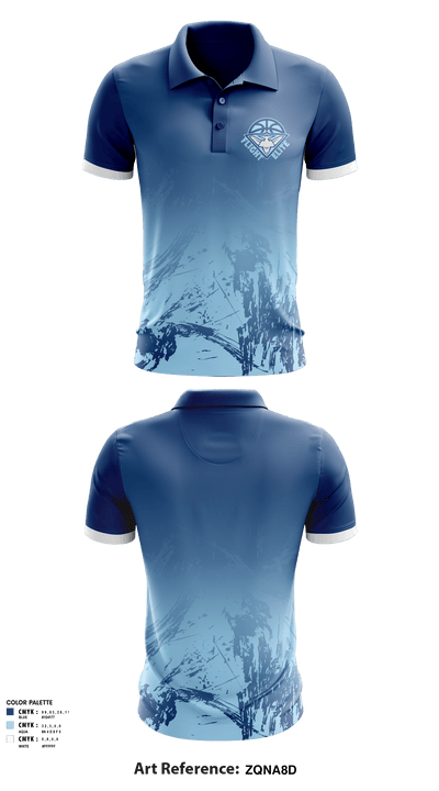 Flight basketball club 30375308 Short Sleeve Performance Polo - 1