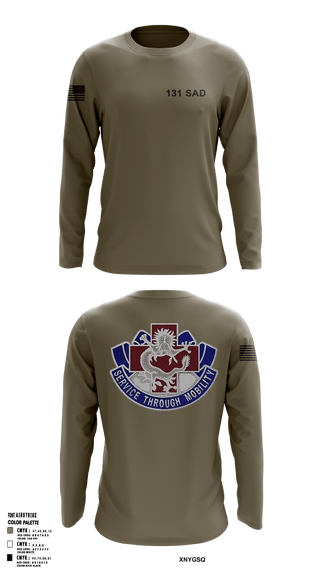 Long Sleeve Performance Shirt, 131st SAD131 SAD, Army, Teamtime, Team time, sublimation, custom sports apparel, team uniforms, spirit wear, spiritwear, sports uniforms, custom shirts, team store, custom team store, fundraiser sports, apparel fundraiser