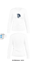 Pottstown High School Volleyball 14262411 Women's Long Sleeve V-neck Shirt - 15