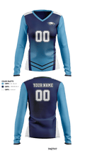 Rocky Point High School Volleyball 82243694 Women's Long Sleeve V-neck Shirt - 41