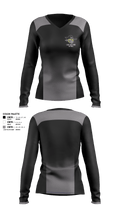 Erie Lady Outlaws 3800512 Women's Long Sleeve V-neck Shirt - 1png