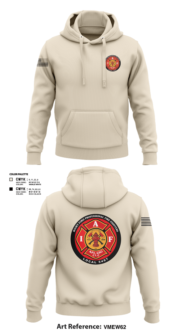 Hoodie, Rocky Ford Professional Firefighters Local 5497, Fire Department, Teamtime, Team time, sublimation, custom sports apparel, team uniforms, spirit wear, spiritwear, sports uniforms, custom shirts, team store, custom team store, fundraiser sports, apparel fundraiser