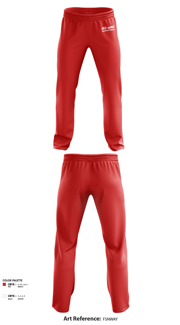 Sweatpants, Red wave, Women's Basketball, Teamtime, Team time, sublimation, custom sports apparel, team uniforms, spirit wear, spiritwear, sports uniforms, custom shirts, team store, custom team store, fundraiser sports, apparel fundraiser