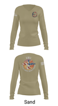 910th AMU 89979521 Women's Long Sleeve V-neck Shirt - 97