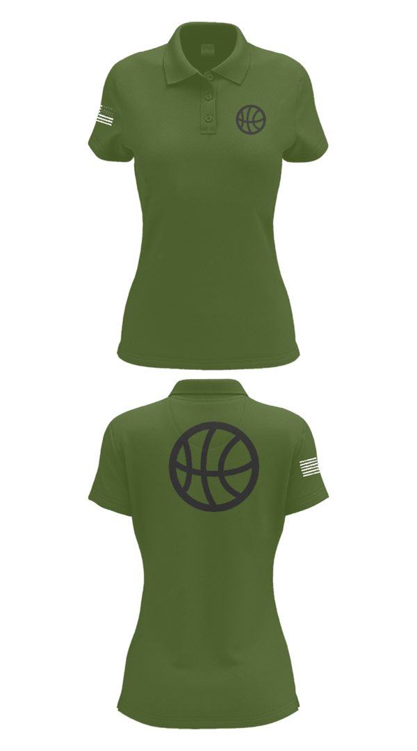 Women's Short Sleeve Performance Polo, Bankers, Men's Basketball, Teamtime, Team time, sublimation, custom sports apparel, team uniforms, spirit wear, spiritwear, sports uniforms, custom shirts, team store, custom team store, fundraiser sports, apparel fundraiser