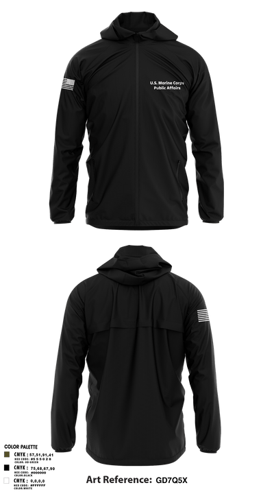 MCRDPI COMMSTRAT 84265949 Windbreaker - 2