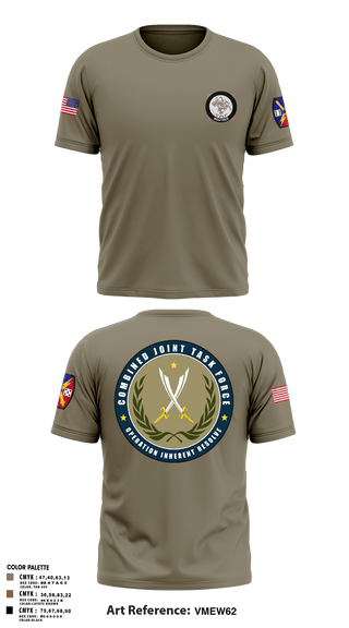 Old School Cotton Feel Shirt, 65th FAB, Army, Teamtime, Team time, sublimation, custom sports apparel, team uniforms, spirit wear, spiritwear, sports uniforms, custom shirts, team store, custom team store, fundraiser sports, apparel fundraiser