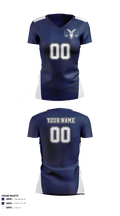 Rochester Area High School Volleyball 31192542 Women's Short Sleeve V-neck Shirt - 41