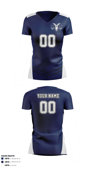 Women's Short Sleeve Vneck Shirt, Rochester Area High School Volleyball, Women's Volleyball, Teamtime, Team time, sublimation, custom sports apparel, team uniforms, spirit wear, spiritwear, sports uniforms, custom shirts, team store, custom team store, fundraiser sports, apparel fundraiser