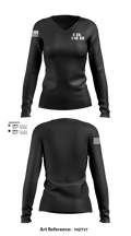 C Co. 1-10 AB 58582166 Women's Long Sleeve V-neck Shirt - 1
