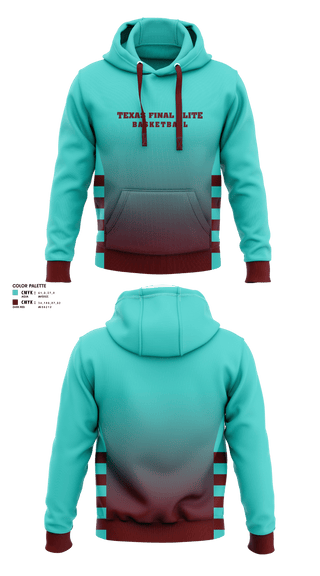 Hoodie, Texas final elite, Men's Basketball, Teamtime, Team time, sublimation, custom sports apparel, team uniforms, spirit wear, spiritwear, sports uniforms, custom shirts, team store, custom team store, fundraiser sports, apparel fundraiser
