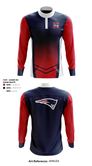 Quarter Zip Jacket, Heritage High School Volleyball, Women's Volleyball, Teamtime, Team time, sublimation, custom sports apparel, team uniforms, spirit wear, spiritwear, sports uniforms, custom shirts, team store, custom team store, fundraiser sports, apparel fundraiser