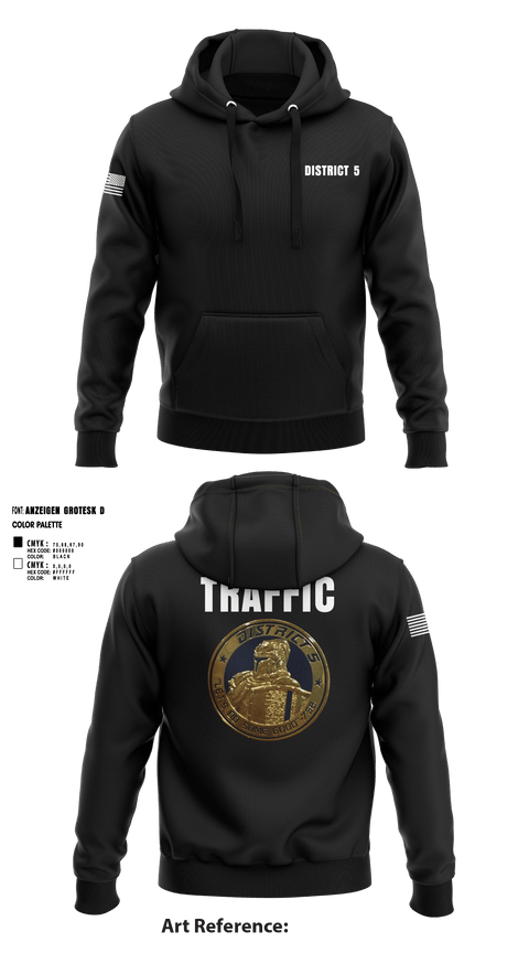 Hoodie, District 5 CSO, Police, Teamtime, Team time, sublimation, custom sports apparel, team uniforms, spirit wear, spiritwear, sports uniforms, custom shirts, team store, custom team store, fundraiser sports, apparel fundraiser