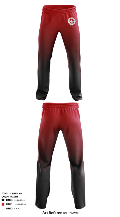 Garrett Memorial Christian School Volleyball 38770451 Sweatpants - 40