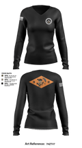 3rd Platoon, CCo, 1-508th PIR 77513198 Women's Long Sleeve V-neck Shirt - 13