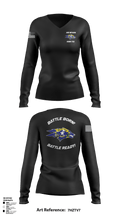 USS NEVADA SSBN 733 65073503 Women's Long Sleeve V-neck Shirt - 5
