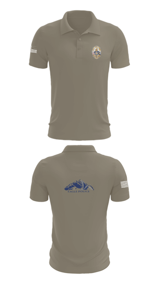 Short Sleeve Performance Polo, Eagle Police Department, Police, Teamtime, Team time, sublimation, custom sports apparel, team uniforms, spirit wear, spiritwear, sports uniforms, custom shirts, team store, custom team store, fundraiser sports, apparel fundraiser