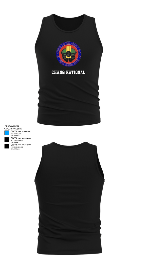 Tank Top, Chang National, , Teamtime, Team time, sublimation, custom sports apparel, team uniforms, spirit wear, spiritwear, sports uniforms, custom shirts, team store, custom team store, fundraiser sports, apparel fundraiser