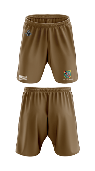 Athletic Shorts With Pockets, Military Intelligence Detachment 1st Battalion 10th Special Forces Group (Airborne), Army, Teamtime, Team time, sublimation, custom sports apparel, team uniforms, spirit wear, spiritwear, sports uniforms, custom shirts, team store, custom team store, fundraiser sports, apparel fundraiser