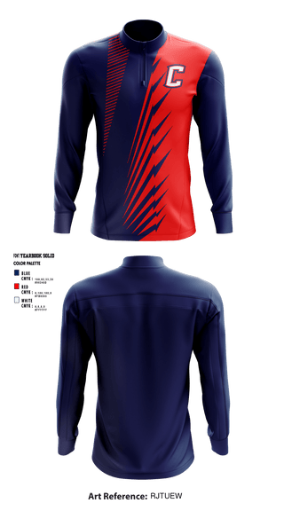 Quarter Zip Jacket, Hopkins County Central High School Track & Field, Track & Field, Teamtime, Team time, sublimation, custom sports apparel, team uniforms, spirit wear, spiritwear, sports uniforms, custom shirts, team store, custom team store, fundraiser sports, apparel fundraiser