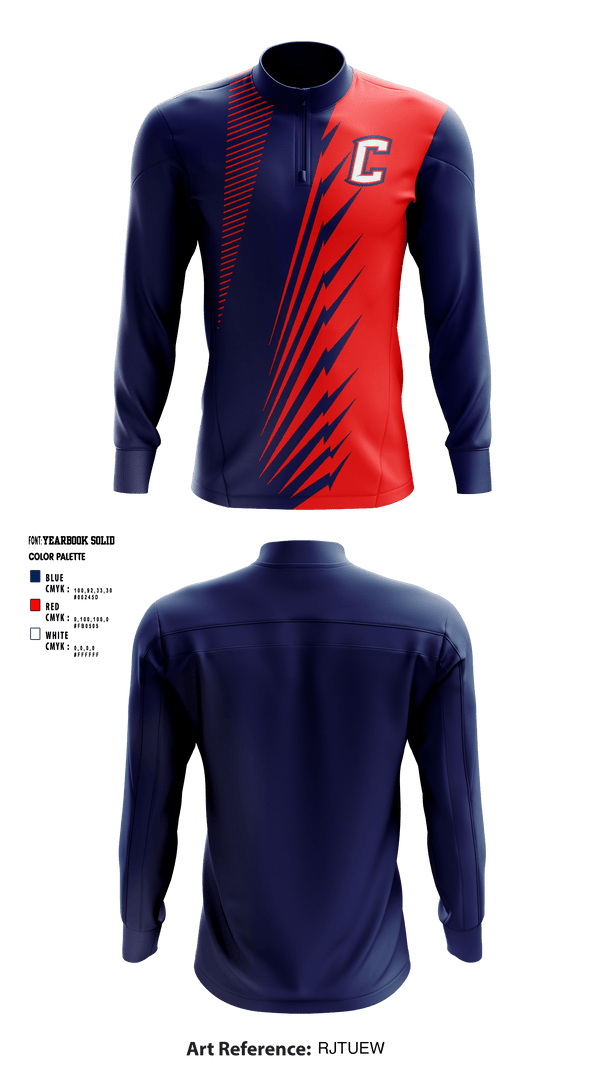 Quarter Zip Jacket, Hopkins County Central High School Track & Field, Track & Field, Teamtime, Team time, sublimation, custom sports apparel, team uniforms, spirit wear, spiritwear, sports uniforms, custom shirts, team store, custom team store, fundraiser sports, apparel fundraiser