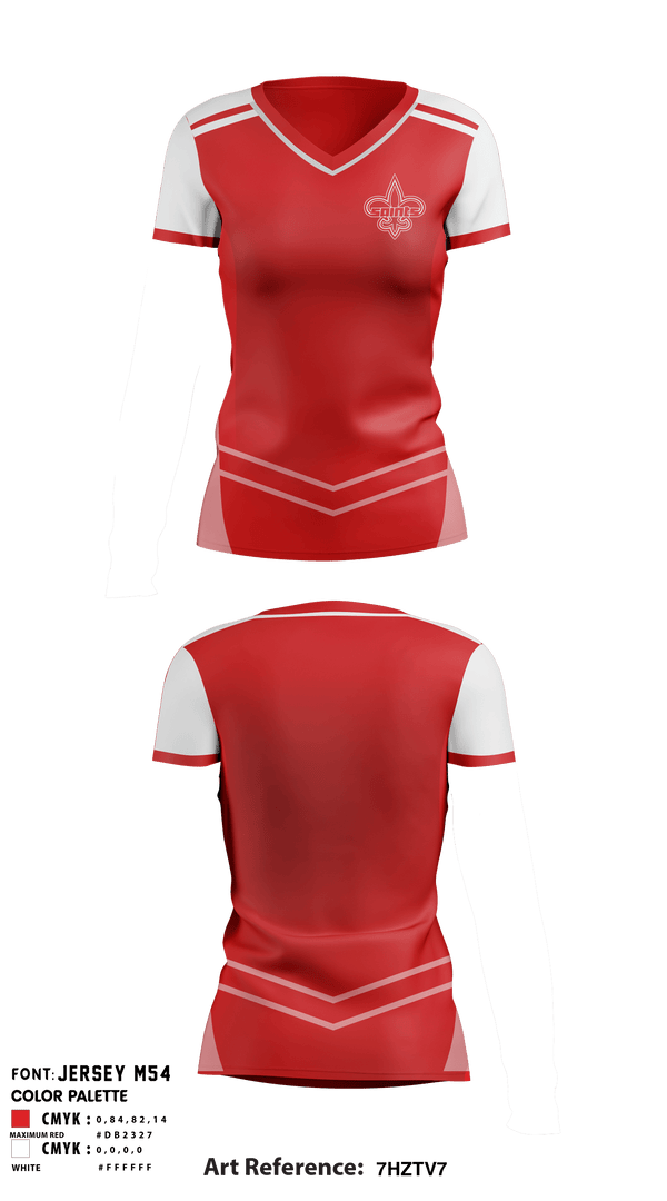 Women's Short Sleeve Vneck Shirt, St Ansgar Middle School Volleyball, Women's Volleyball, Teamtime, Team time, sublimation, custom sports apparel, team uniforms, spirit wear, spiritwear, sports uniforms, custom shirts, team store, custom team store, fundraiser sports, apparel fundraiser