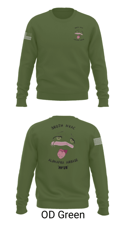 380th HVAC 14161864 Crew Neck Sweatshirt - 45