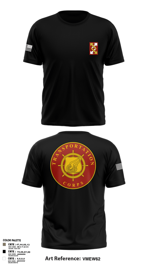 Old School Cotton Feel Shirt, 993rd Transportation Company, Army, Teamtime, Team time, sublimation, custom sports apparel, team uniforms, spirit wear, spiritwear, sports uniforms, custom shirts, team store, custom team store, fundraiser sports, apparel fundraiser