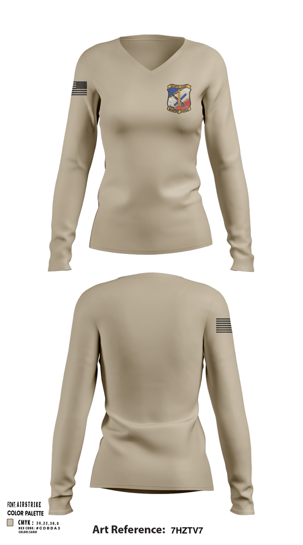 Women's Long Sleeve Vneck Shirt, AFWTF, Navy, Teamtime, Team time, sublimation, custom sports apparel, team uniforms, spirit wear, spiritwear, sports uniforms, custom shirts, team store, custom team store, fundraiser sports, apparel fundraiser