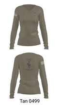 2-124IN SNIPER 8082556 Women's Long Sleeve V-neck Shirt - 77