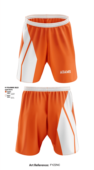 Athletic Shorts With Pockets, Adams, Football, Teamtime, Team time, sublimation, custom sports apparel, team uniforms, spirit wear, spiritwear, sports uniforms, custom shirts, team store, custom team store, fundraiser sports, apparel fundraiser