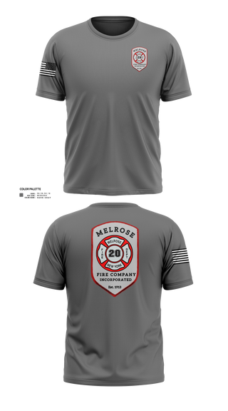 Short Sleeve Performance Shirt, The Melrose Fire Company Incorporated, , Teamtime, Team time, sublimation, custom sports apparel, team uniforms, spirit wear, spiritwear, sports uniforms, custom shirts, team store, custom team store, fundraiser sports, apparel fundraiser