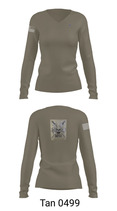 SCMIC MTT 31466720 Women's Long Sleeve V-neck Shirt - 77