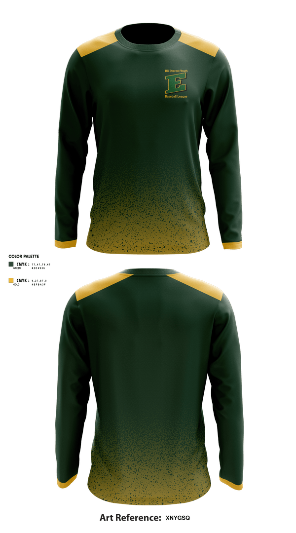 Long Sleeve Performance Shirt, DC Everest Youth Baseball League, Baseball, Teamtime, Team time, sublimation, custom sports apparel, team uniforms, spirit wear, spiritwear, sports uniforms, custom shirts, team store, custom team store, fundraiser sports, apparel fundraiser