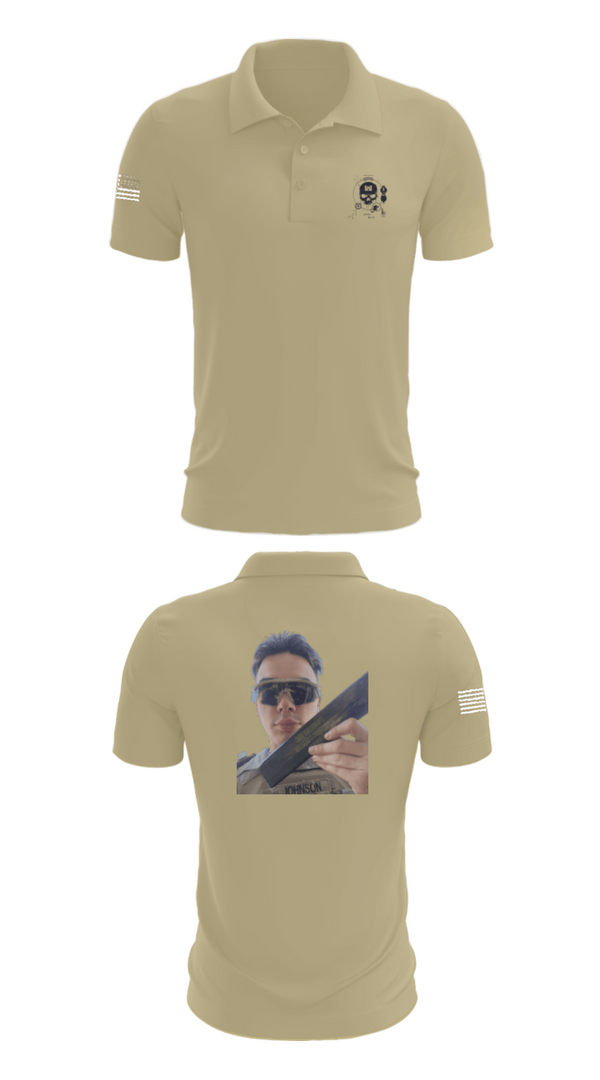 Short Sleeve Performance Polo, 374TH CECI, Army, Teamtime, Team time, sublimation, custom sports apparel, team uniforms, spirit wear, spiritwear, sports uniforms, custom shirts, team store, custom team store, fundraiser sports, apparel fundraiser