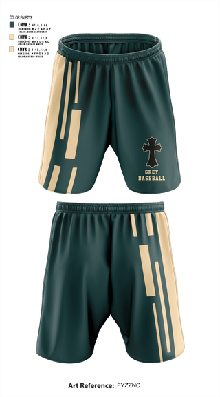 Athletic Shorts With Pockets, grey, Baseball, Teamtime, Team time, sublimation, custom sports apparel, team uniforms, spirit wear, spiritwear, sports uniforms, custom shirts, team store, custom team store, fundraiser sports, apparel fundraiser