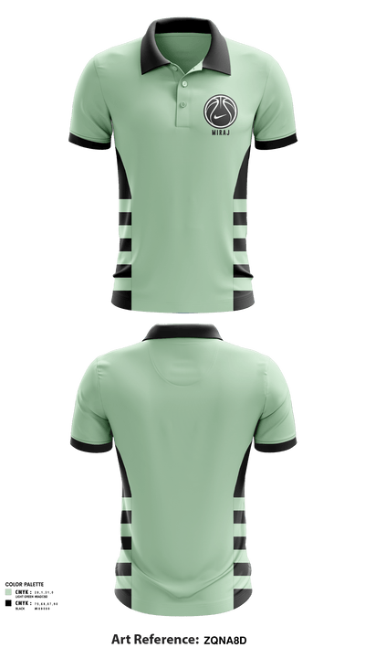 Miraj 4529652 Short Sleeve Performance Polo - 1
