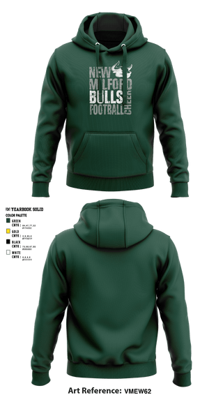 Hoodie, New Milford Bulls Football And Cheerleading, Football, Teamtime, Team time, sublimation, custom sports apparel, team uniforms, spirit wear, spiritwear, sports uniforms, custom shirts, team store, custom team store, fundraiser sports, apparel fundraiser