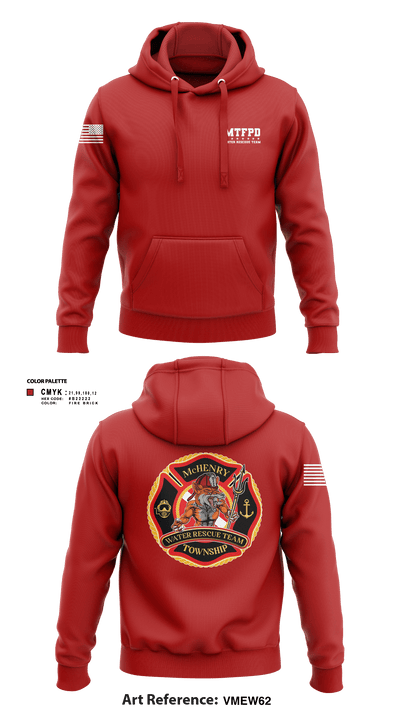 MTFPD Water Rescue Teams 62483869 Hoodie - 3