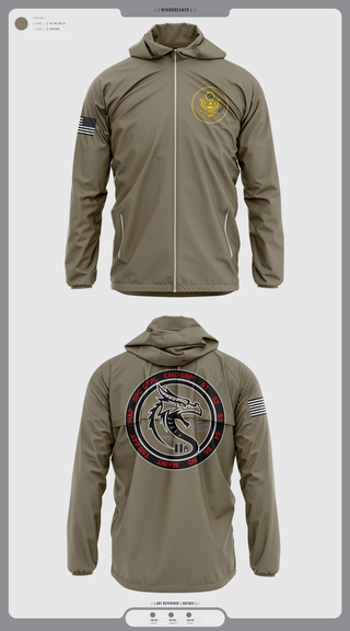 Windbreaker, 1st space battalion, , Teamtime, Team time, sublimation, custom sports apparel, team uniforms, spirit wear, spiritwear, sports uniforms, custom shirts, team store, custom team store, fundraiser sports, apparel fundraiser