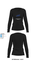 Thomas More University Volleyball 52444682 Women's Long Sleeve V-neck Shirt - 34